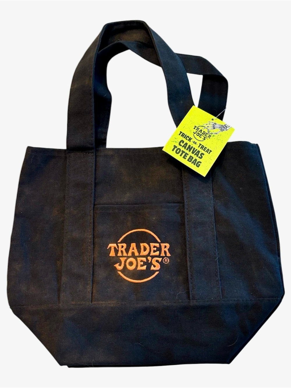 TraderJoe’s Canvas Mini Tote Halloween or Anytime New With Tag
